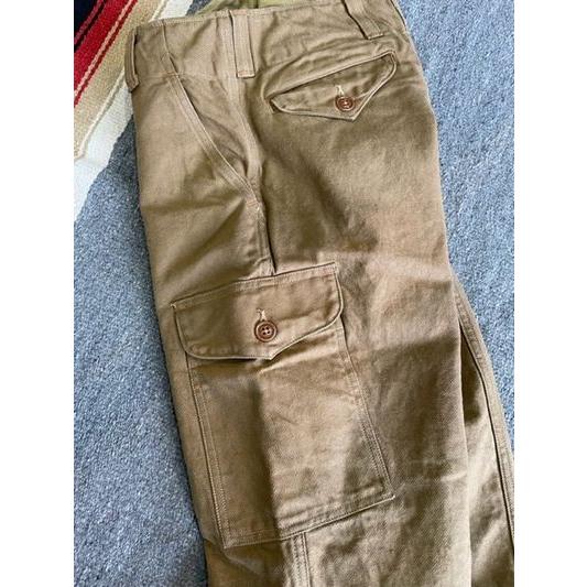 フリーホイーラーズ/FREEWHEELERS カーゴパンツ #2332004 UNION SPECIAL OVERALLS "AVIATORS"TROUSERS 【YARN-DYEDRAW DARK BEIGE】 | フリーホイーラーズ | 02