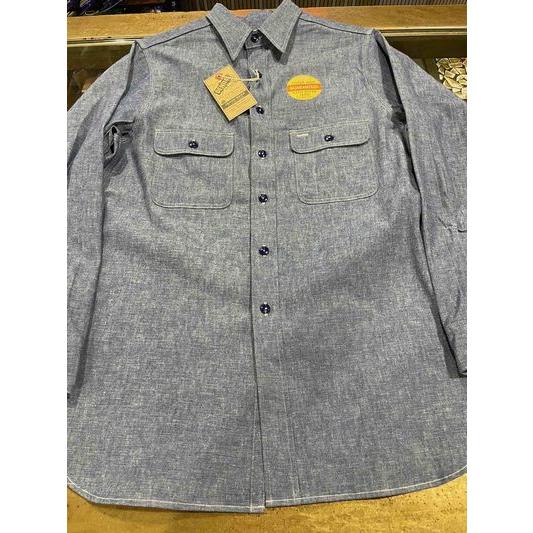 ドゥニーム/DENIME ワークシャツ Lot 240 TRIPLE STICH CHAMBRAY SHIRTS NON WASH | Denime