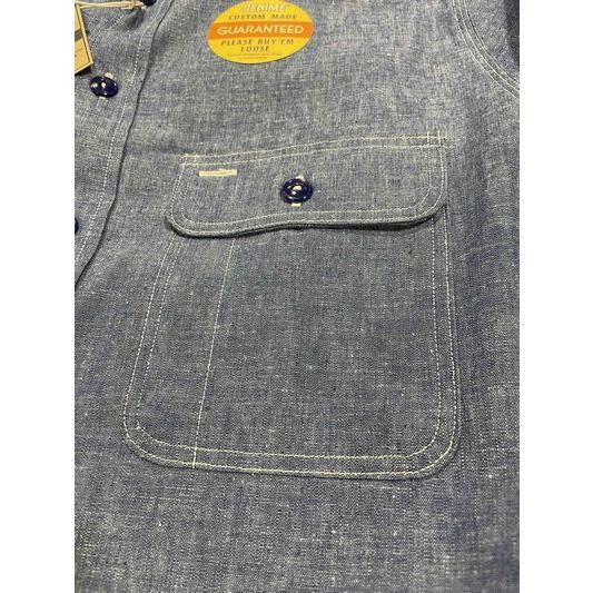 ドゥニーム/DENIME ワークシャツ Lot 240 TRIPLE STICH CHAMBRAY SHIRTS NON WASH | Denime | 02