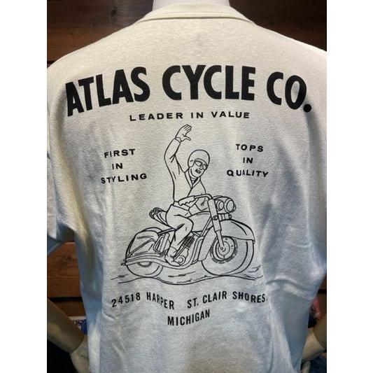 フリーホイーラーズ/FREEWHEELERS Tシャツ #2425004 AMERICAN MOTOR CULTURE “ATLAS CYCLE CO.”｜magic-u｜04