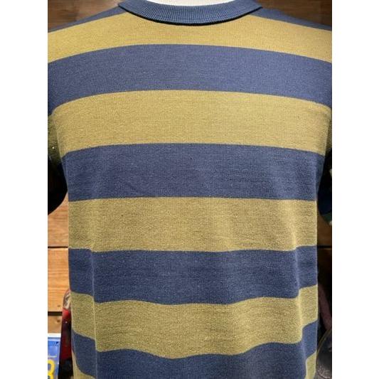 ウエストライド/WESTRIDE 24FW HEAVY BORDER LONG TEE NVY/OLV |  | 03