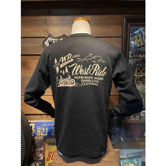 ウエストライド/WESTRIDE ロンT PT.L.TEE. 25-04 BLK | 