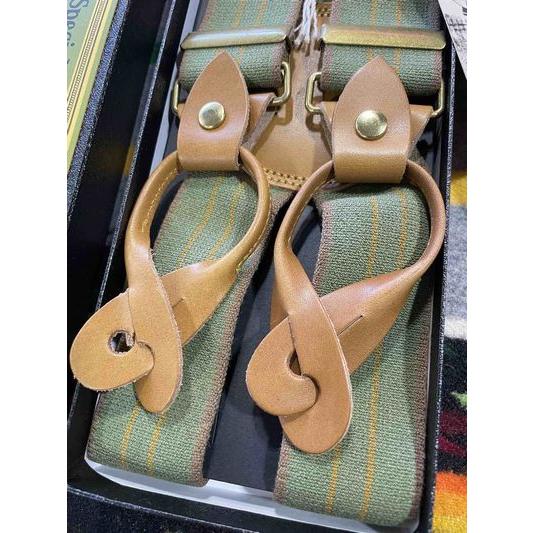 フリーホイーラーズ/FREEWHEELERS サスペンダー 2517010 HEAVY STRONGHOLD SUSPENDERS サスペンダー [EVERGREEN×MUSTARD×SMOKE BROWN] | フリーホイーラーズ | 02