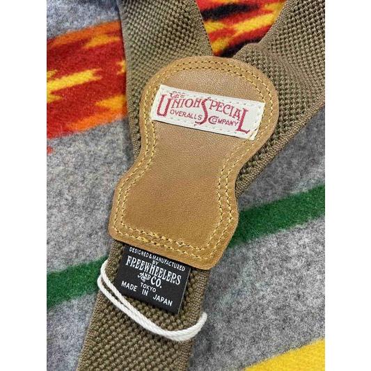 フリーホイーラーズ/FREEWHEELERS サスペンダー 2517010 HEAVY STRONGHOLD SUSPENDERS サスペンダー [EVERGREEN×MUSTARD×SMOKE BROWN] | フリーホイーラーズ | 03