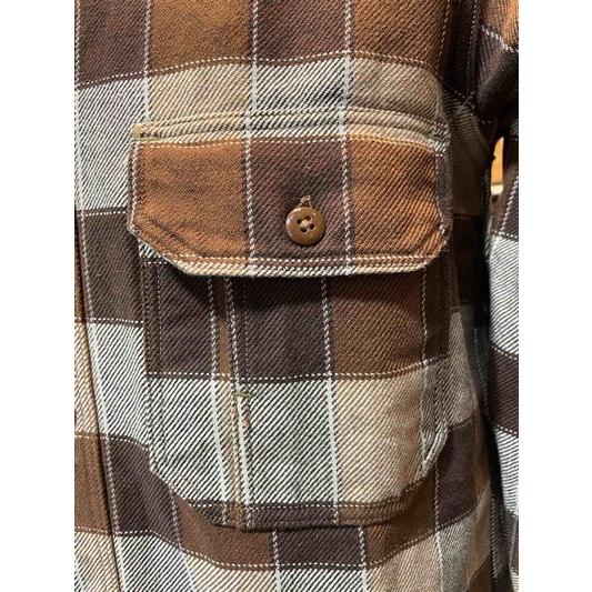 フリーホイーラーズ/FREEWHEELERS ネルシャツ 2533005 Birner MECHANIC SHIRT[D. R. BROWN × C. BROWN × D. IVORY] | フリーホイーラーズ | 02