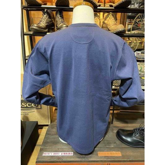 フリーホイーラーズ/FREEWHEELERS ヘンリーネック #2535004 ~POWER WEAR~ 1920s STYLE UNDERWEAR “HENLEY NECKED” LONG SLEEVE SHIRT[DRY NAVY] | フリーホイーラーズ | 01