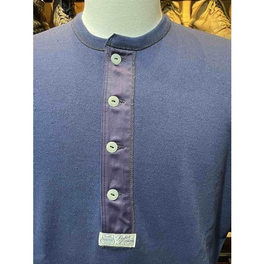 フリーホイーラーズ/FREEWHEELERS ヘンリーネック #2535004 ~POWER WEAR~ 1920s STYLE UNDERWEAR “HENLEY NECKED” LONG SLEEVE SHIRT[DRY NAVY] | フリーホイーラーズ | 02