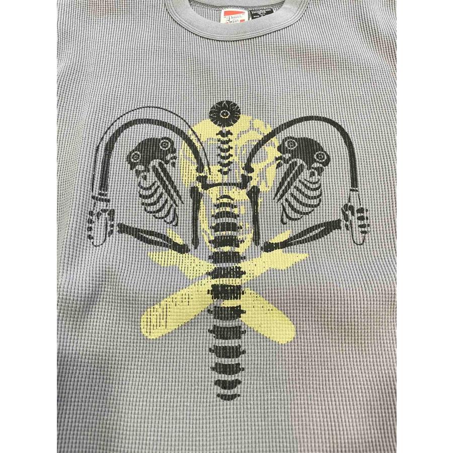 フリーホイーラーズ/FREEWHEELERS サーマル #2535008 KNUCKLE BONES on AAF 90thBG 400thBSQ CREW NECKED THERMAL LONG SLEEVE SHIRT [MEDIUM GRAY] | フリーホイーラーズ | 02