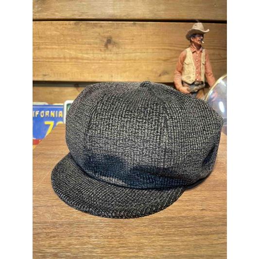 フリーホイーラーズ/FREEWHEELERS #2537006 ~GREAT LAKES GMT. MFG. CO.~ 1930~1940s STYLE CASQUETTE “YELLOWSTONE” CASQUETTE[GRAINED CHARCOAL BLACK] | フリーホイーラーズ