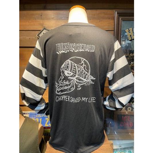 RIDE ライド Ｔシャツ ロンＴ ウエストライド/WESTRIDE ロンT 25SS POWER DRY BORDER SLEEVE LONG