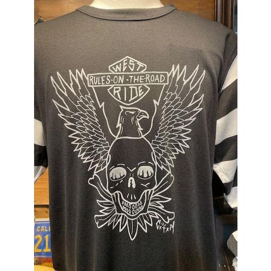 ウエストライド/WESTRIDE ロンT 25SS POWER DRY BORDER SLEEVE LONG