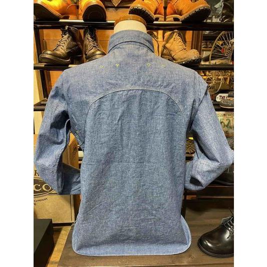 ウエアハウス/WAREHOUSE ワークシャツ 3064 VENTILATION TRIPLE STITCH CHAMBRAY SHIRTS | WAREHOUSE | 01