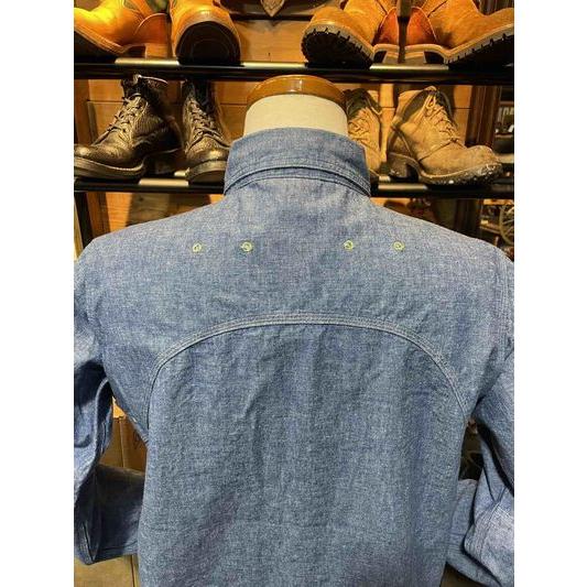 ウエアハウス/WAREHOUSE ワークシャツ 3064 VENTILATION TRIPLE STITCH CHAMBRAY SHIRTS | WAREHOUSE | 03