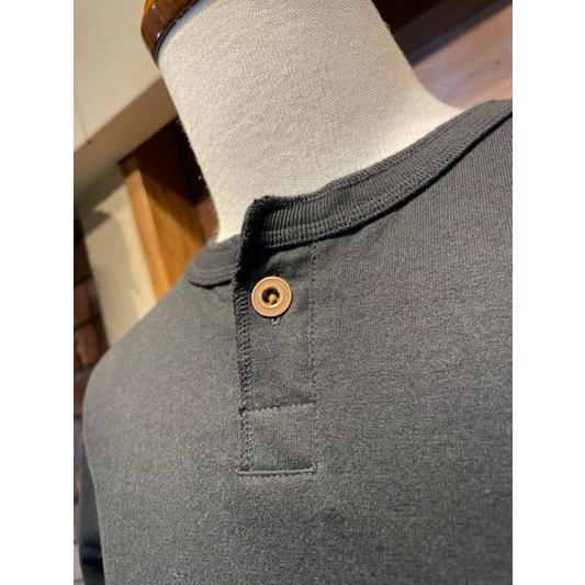 ガンズ/GUNZ ロンT 443G195 PLAIN TYPE ロングスリーブヘンリーネックシャツ BLK |  | 02