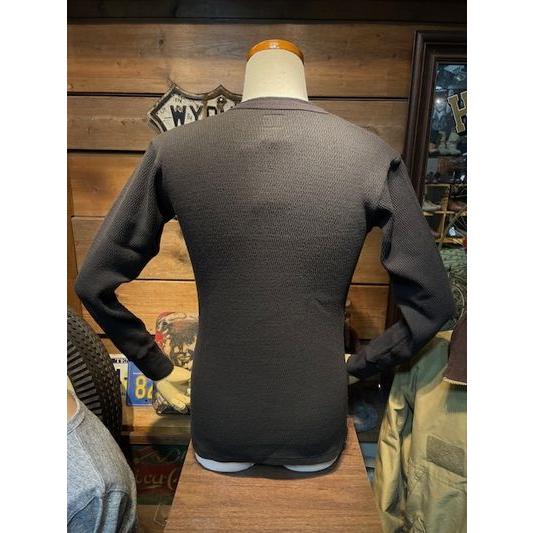 ガンズ/GUNZ サーマル 440G162 THERMAL HENLY NECK LONG SLEEVE TEE BLK |  | 01