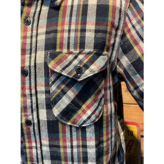 ウエス/Ues ネルシャツ 502351_05 先染ヘビーネルシャツ ネイビー | UES | 02