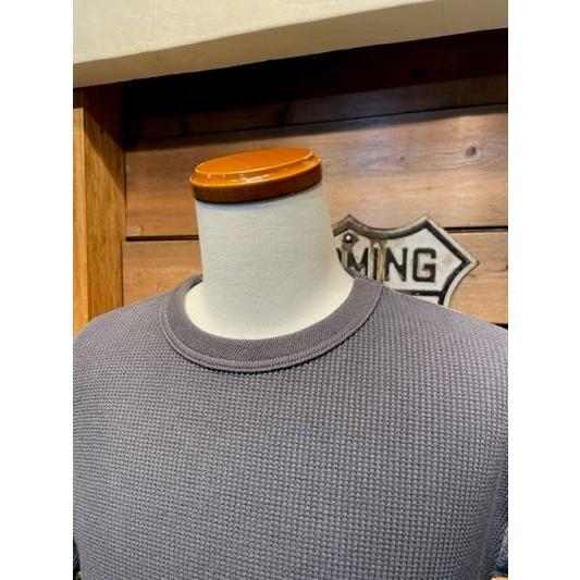 フルカウント/FULLCOUNT サーマル 5964 Heavyweight Waffle Longsleeve T Shirt BLK | FULLCOUNT | 02