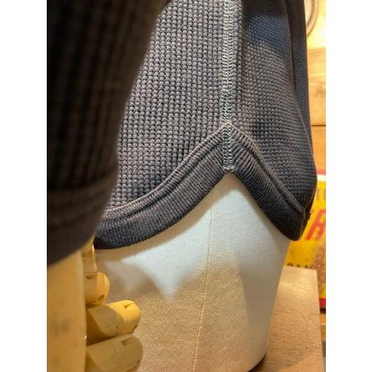 フルカウント/FULLCOUNT サーマル 5964 Heavyweight Waffle Longsleeve T Shirt BLK | FULLCOUNT | 03