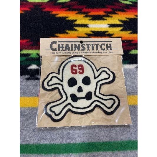 ライオット/RIOTT ワッペン “69 SKULL” FELT PATCH | 