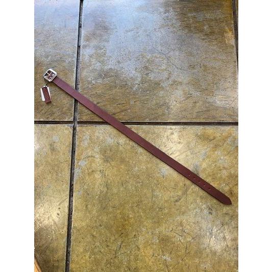 アートブラウン/ArtBrown ベルト 栃木レザー 35mm幅ギャリソンベルト シルバー チョコレート | ART BROWN | 04