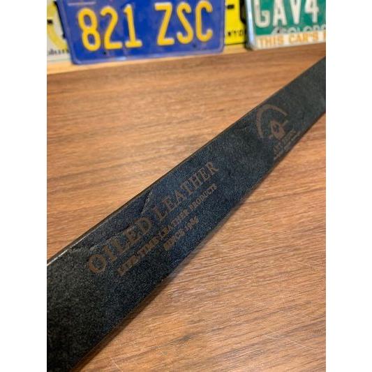 アートブラウン/ArtBrown ベルト 栃木レザー 35mm幅ギャリソンベルト シルバー | ART BROWN | 03