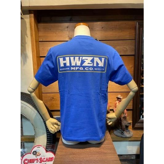 ハウゼンブロス/HWZNBROSS Tシャツ Box Logo Tee Shirts (Blue