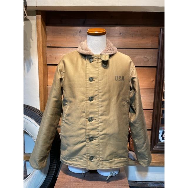 バズリクソンズ/BUZZ RICKSON'S デッキジャケット BR15345 Type N-1 Khaki “NAVY DEPARTMENT DEMOTEX-ED | BUZZ RICKSON'S