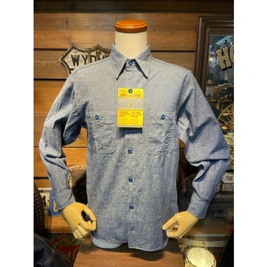 バズリクソンズ/Buzzrikuson's ワークシャツ BR25995 BLUE CHAMBRAY WORK SHIRT (LONG SLEEVE) | BUZZ RICKSON'S