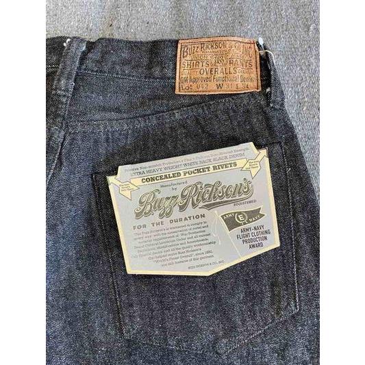 バズリクソンズ/BUZZ RICKSON'S 大戦モデル BR43042 WORLD WAR II BLACK DENIM WAIST OVERALLS | BUZZ RICKSON'S | 02