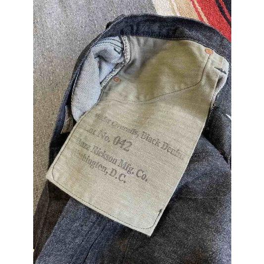 バズリクソンズ/BUZZ RICKSON'S 大戦モデル BR43042 WORLD WAR II BLACK DENIM WAIST OVERALLS | BUZZ RICKSON'S | 03