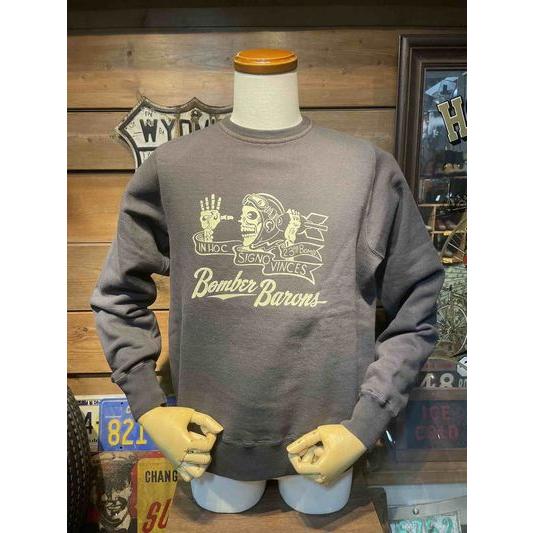 バズリクソンズ/BUZZ RICKSON'S スウェット BR69637 FREEDOM SLEEVE SWEAT "BOMBER BARONS” | BUZZ RICKSON'S