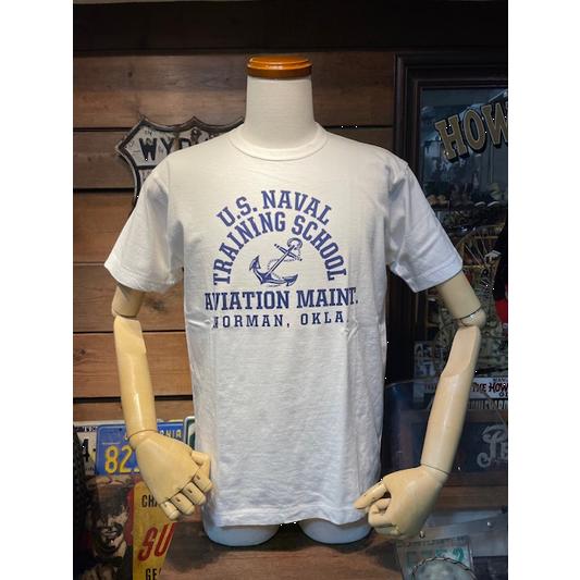 バズリクソンズ/Buzzricksons Tシャツ BR79573 GOVERNMENT ISSUE T-SHIRT U.S. NAVAL TRAINING SCHOOL WH | BUZZ RICKSON'S