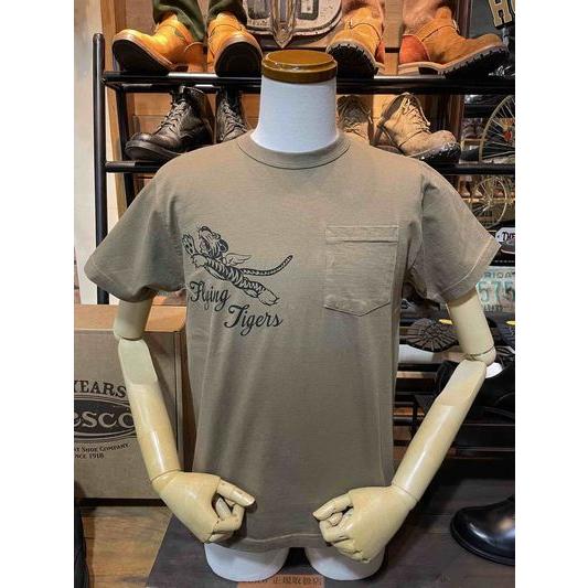 バズリクソンズ/BUZZ RICKSON'S Tシャツ BR79709 S/S POCKET T-SHIRT FLYING TIGERS | BUZZ RICKSON'S