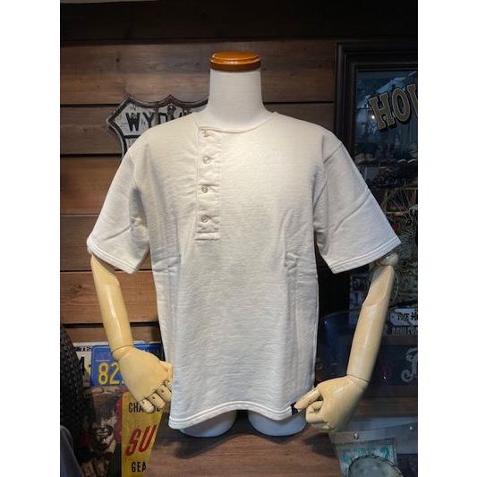 プリクエル/PREQUEL スウェット C1004 Short Sleeve Henley Sweatshirt | 