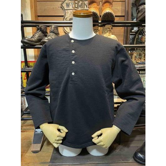 プリクエル/PREQUEL スウェット C1011 Henley Sweatshirt BLK | 