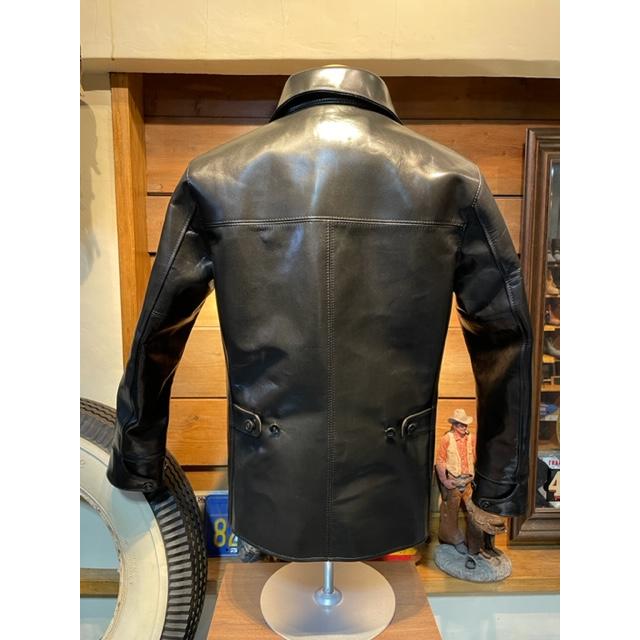 オールドチーフ/OLD CHIEF カーコート CAR COAT JACKET HORSE HIDE [BLACK 茶芯] |  | 01