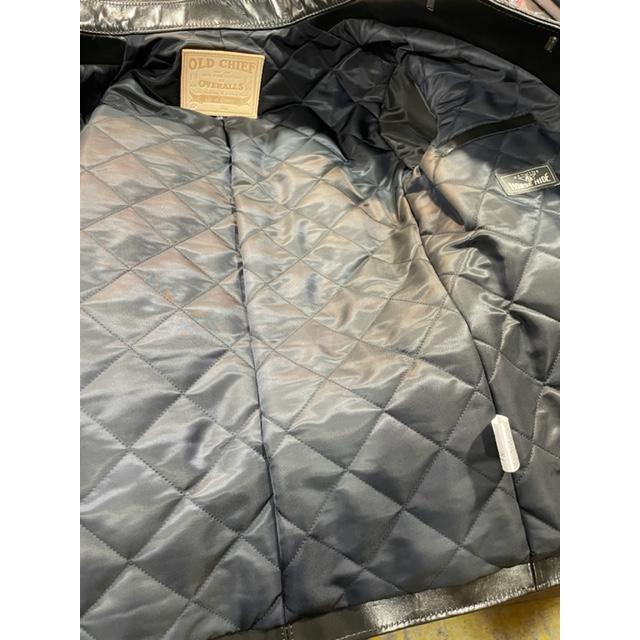オールドチーフ/OLD CHIEF カーコート CAR COAT JACKET HORSE HIDE [BLACK 茶芯] |  | 02