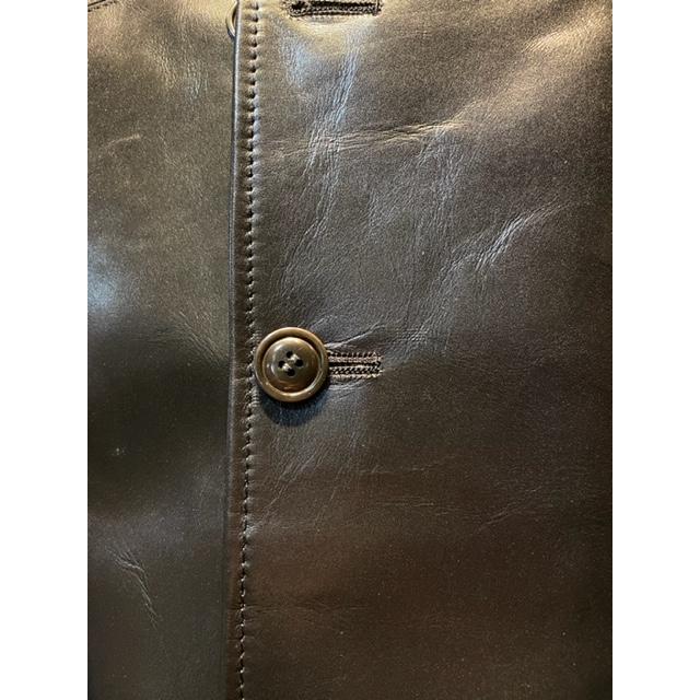 オールドチーフ/OLD CHIEF カーコート CAR COAT JACKET HORSE HIDE [BLACK 茶芯] |  | 04