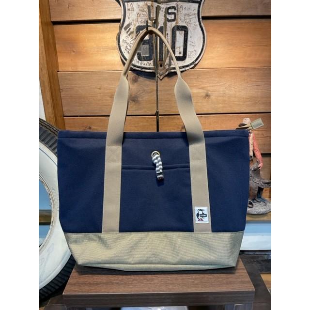 チャムス/CHUMS トートバッグ CH60-3232 N016 Tote Bag Sweat Nylon[Navy/Beige] | CHUMS | 01