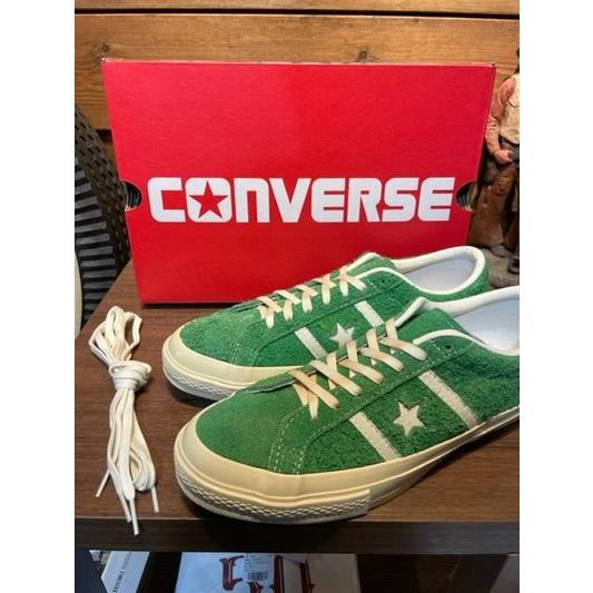 靴 CONVERSE STAR&BARS US SUEDE 29cm BRT.GRN STAR&BARS US SUEDE / スター＆バーズ US スエード (ブライト