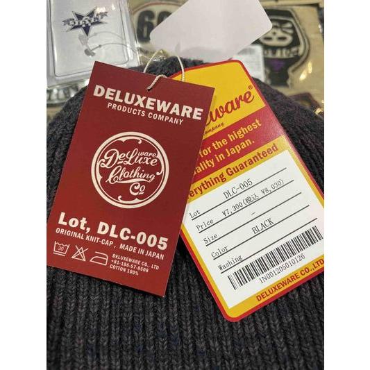 デラックスウエア/Deluxeware ニットキャップ DLC-005[KNIT CAP] BLK | DELUXEWARE | 02