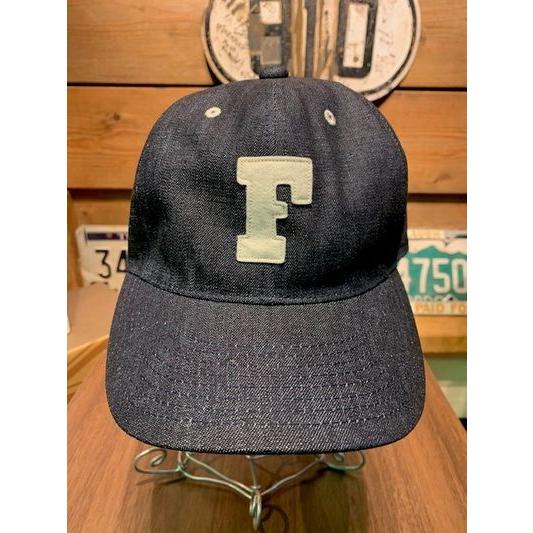 フルカウント/FULLCOUNT キャップ 6843 6Panel Denim Baseball Cap 'F' Patch |  | 01