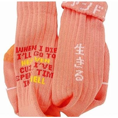 チンアンドコー/ching & co. ソックス "生きる -flamingo pink-" Socks |  | 01