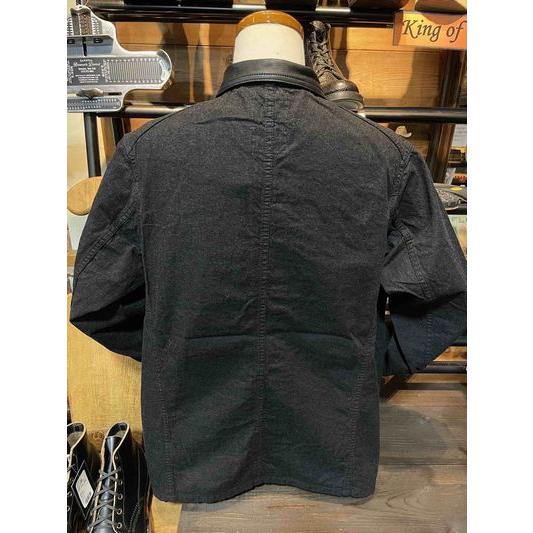 フルカウント/FULLCOUNT カバーオール 【26AW】GFC2001 Leather Collar Denim Chore Jacket | FULLCOUNT | 01
