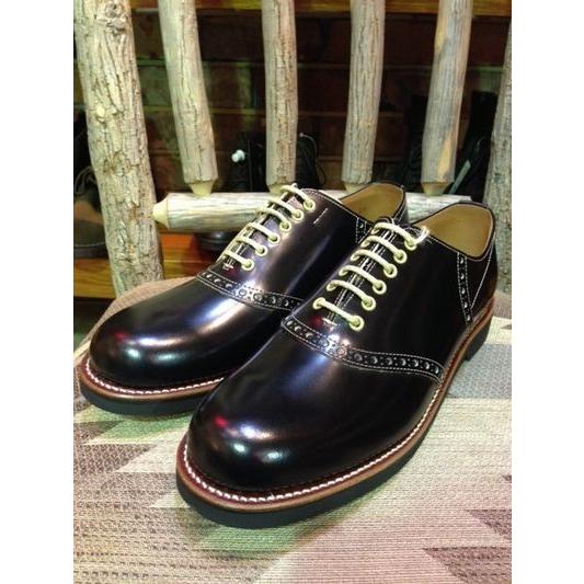 GLAD HAND グラッドハンド×REGAL リーガル GH-01 SADDLE SHOES 2 [BLK 
