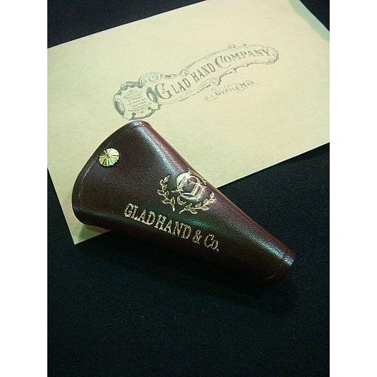 GLAD HAND グラッドハンド GH LEATHER KEY CASE SINGLE [BROWN] | GLAD HAND