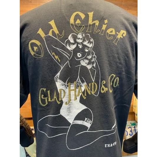 グラッドハンド/GLAD HAND x オールドチーフ/Old Chief L/S HENRY NECK TEE ”U’s&COMPANY 50th Anniv.” 【BLACK】 |  | 02