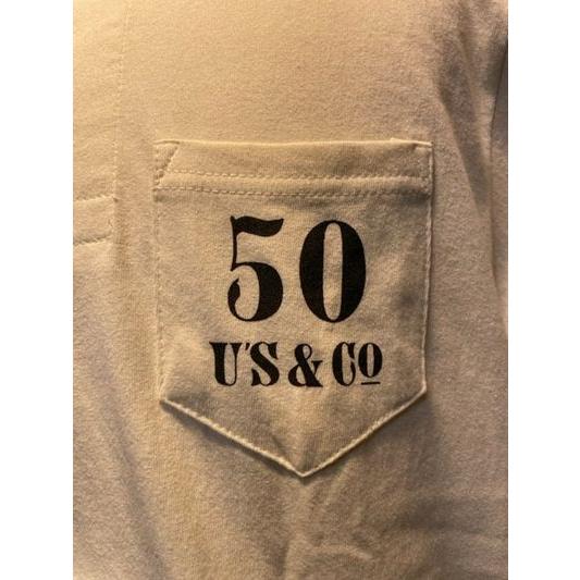 グラッドハンド/GLAD HAND x オールドチーフ/Old Chief L/S HENRY NECK TEE ”U’s&COMPANY 50th Anniv.” 【WHITE】 | GLAD HAND | 03