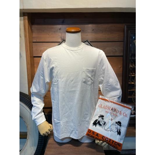 グラッドハンド/GLDHAND パックT GLADHAND - 34 HEAVY WEIGHT BINDER NECK L/S POCKET T-SHIRTS | GLAD HAND