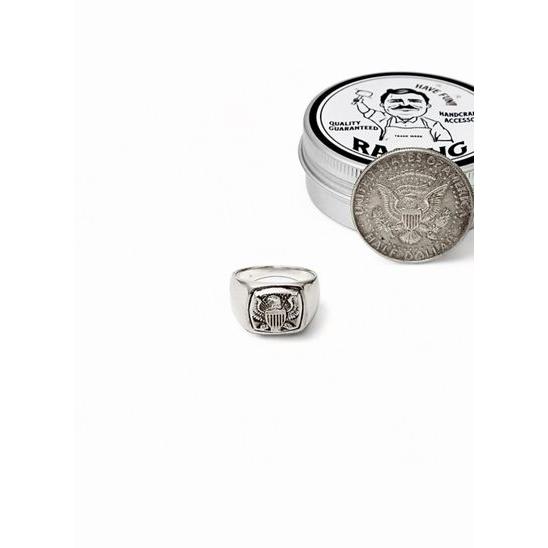 ローイング/RAOING リング Half Dollar Signet Ring | 